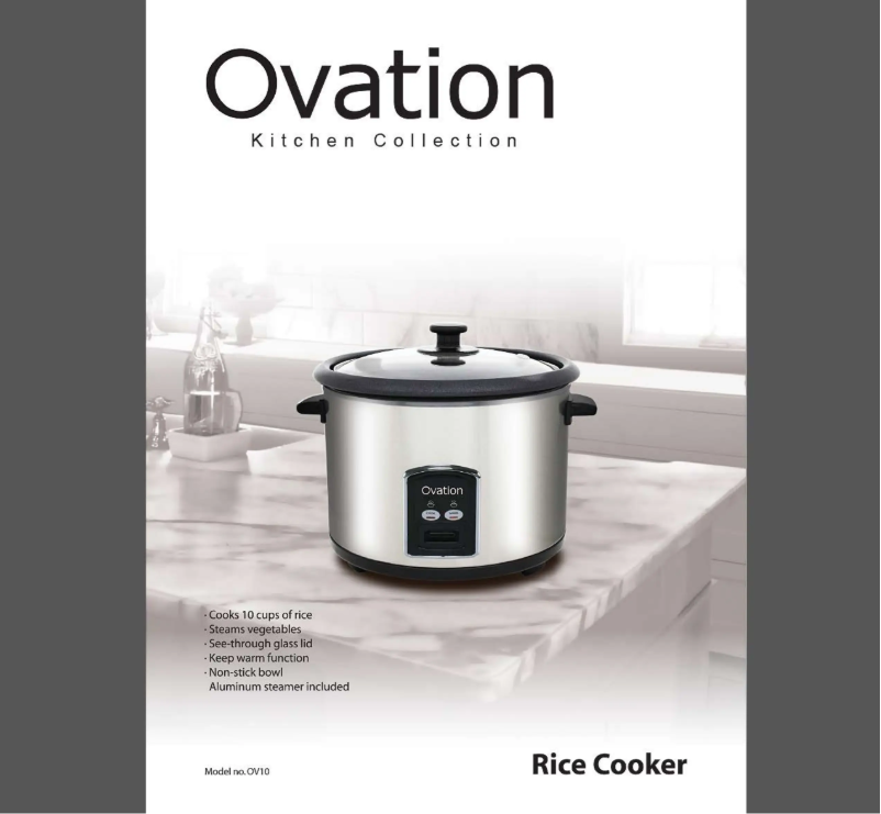 Image de la première page du manuel de l'appareil OV10