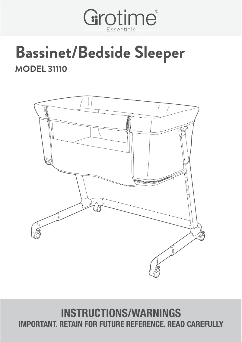 First page image of the manual for Dawn Bassinet