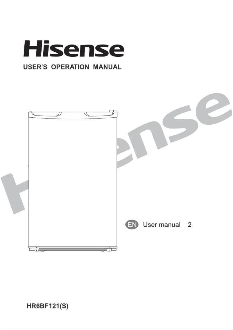 First page image of the manual for HR6BF121B