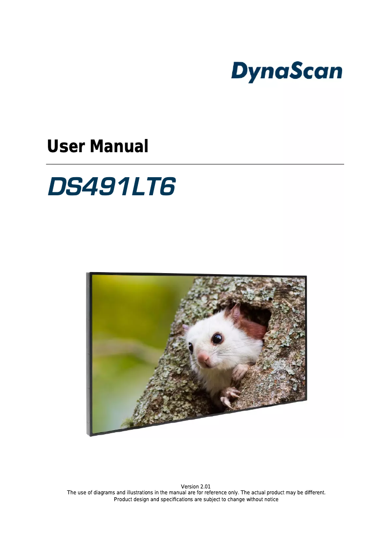 First page image of the manual for DS491LT6