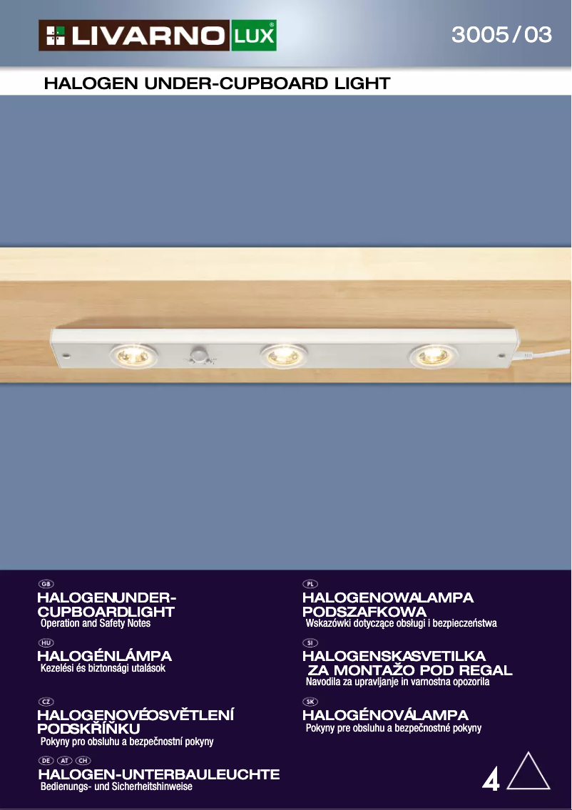 Page 1 of the manual User Manual Livarno Lux IAN 63919