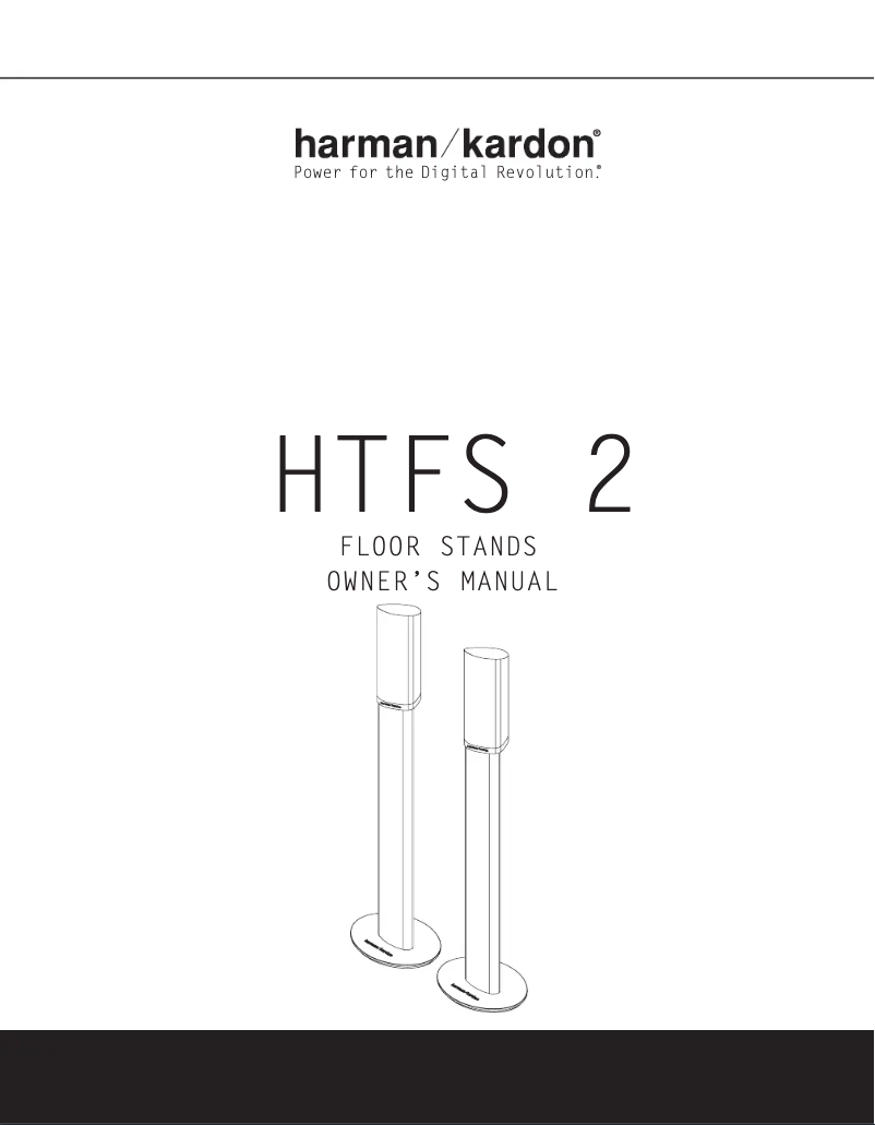 Page 1 of the manual User Manual Harman Kardon HTFS 2