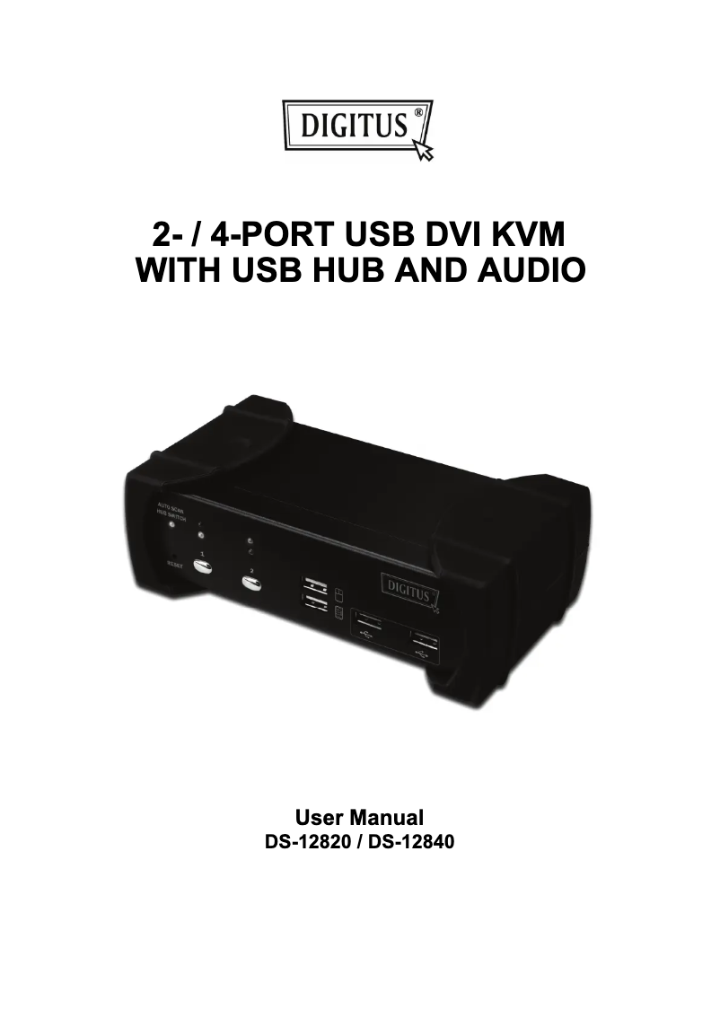 First page image of the manual for DS-12820