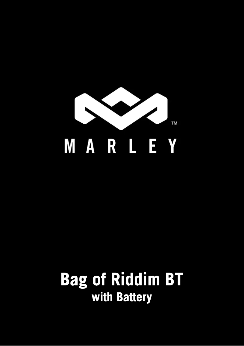 First page image of the manual for Riddim