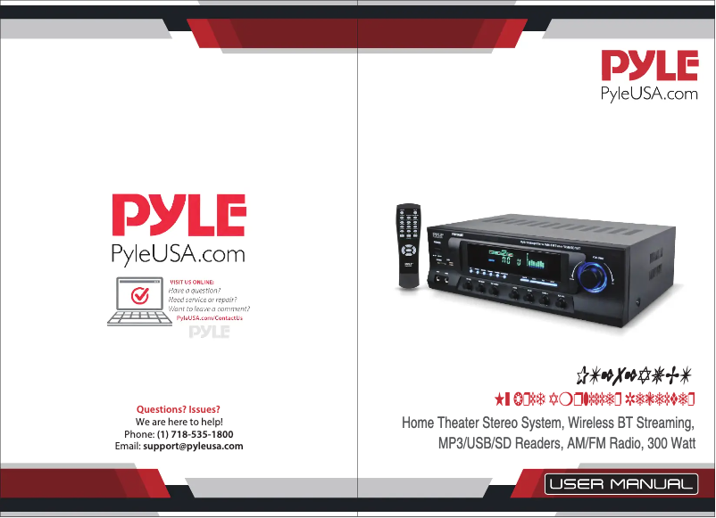 First page image of the manual for PT272AUBT