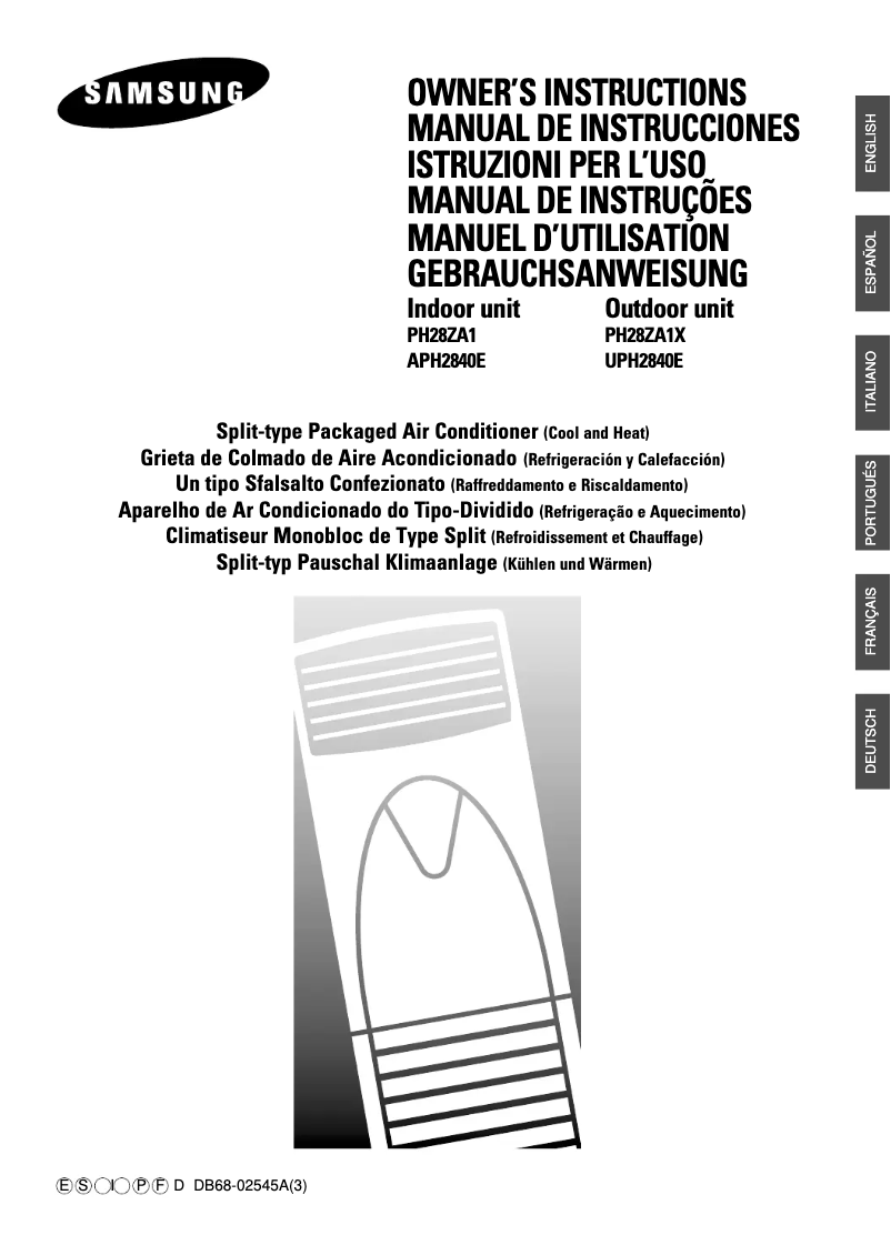 Page 1 of the manual User Manual Samsung APH2840E