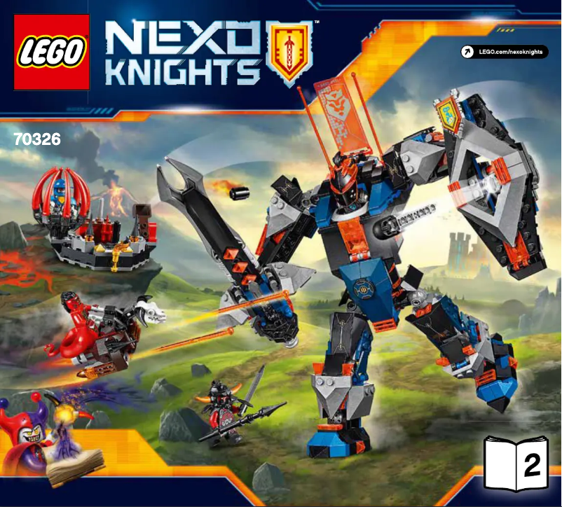 First page image of the manual for Nexo Knights 70326