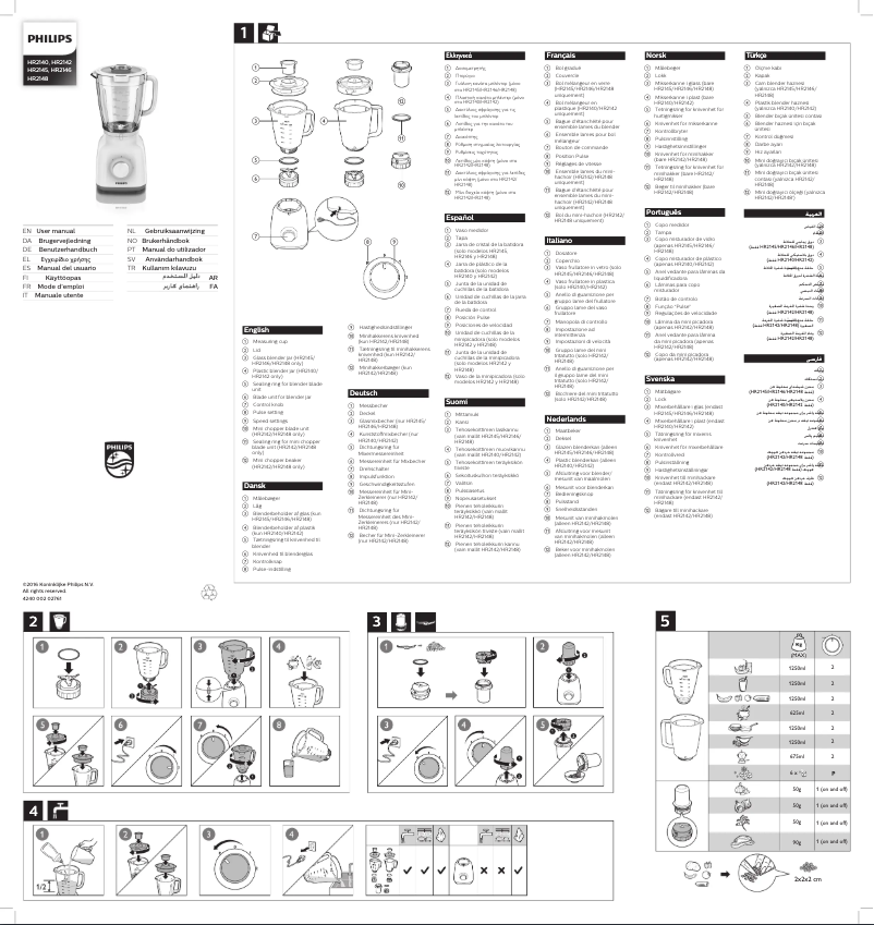 First page image of the manual for Daily Collection HR2145