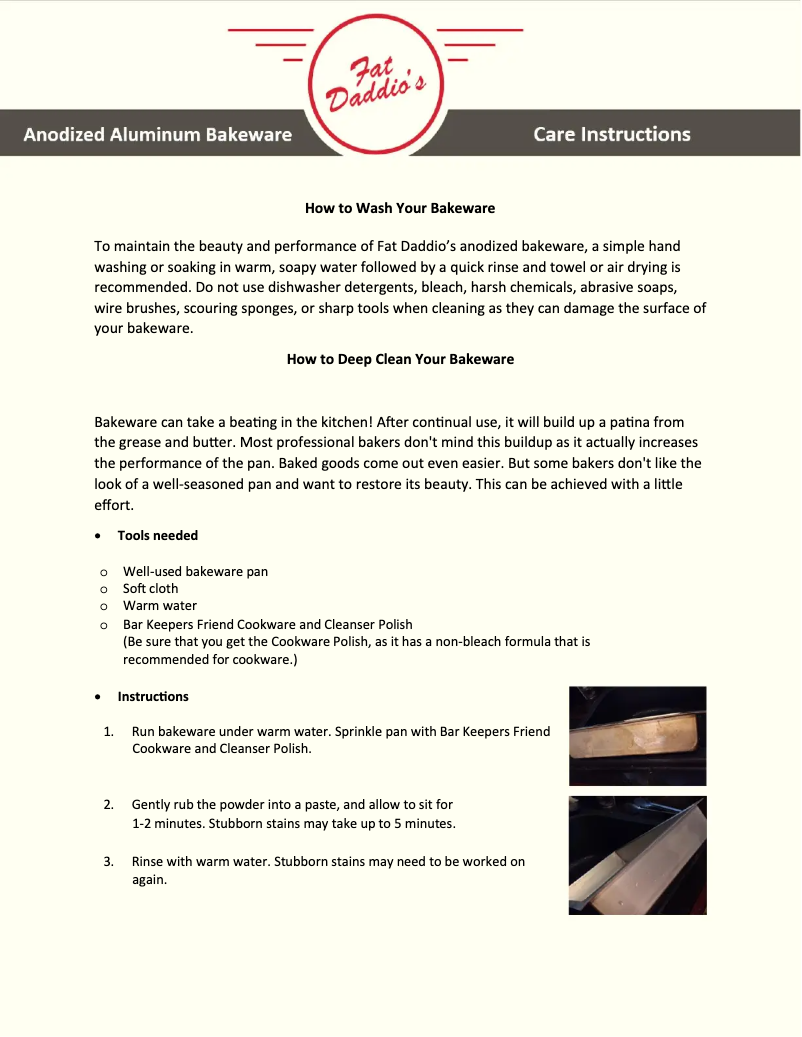 Page 1 of the manual User Manual Fat Daddio's PRD-163