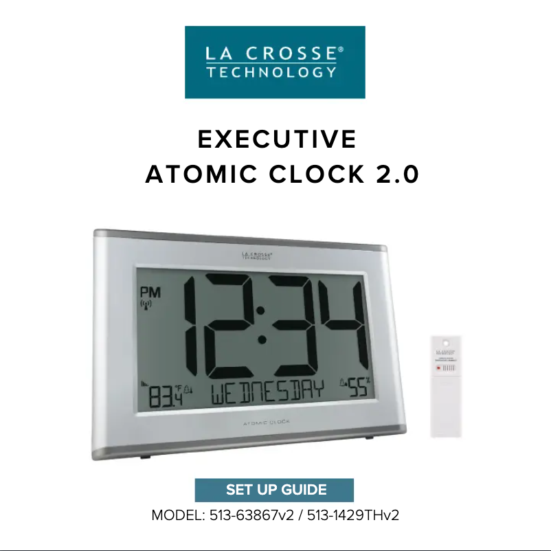 Page 1 of the manual User Manual La Crosse Technology 513-63867V2