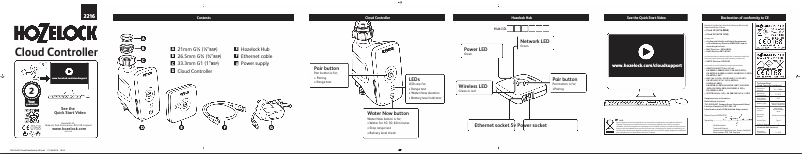 Image de la première page du manuel de l'appareil Cloud Controller 2218