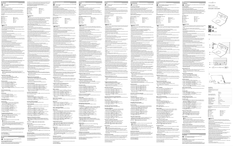 Page 1 of the manual User Manual Nedis WCACQ20BK