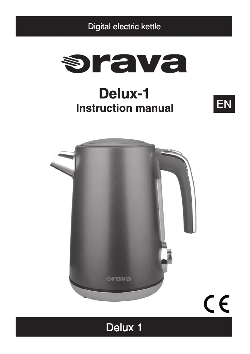 First page image of the manual for Delux-1