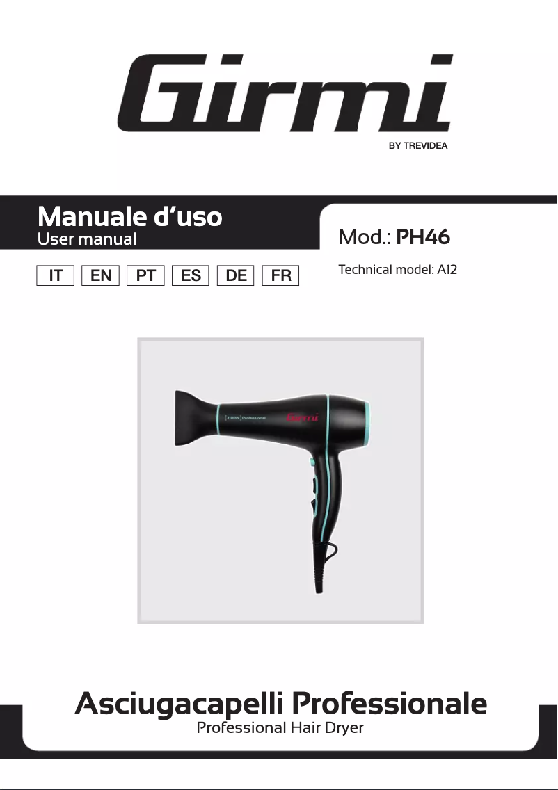 Image de la première page du manuel de l'appareil PH46