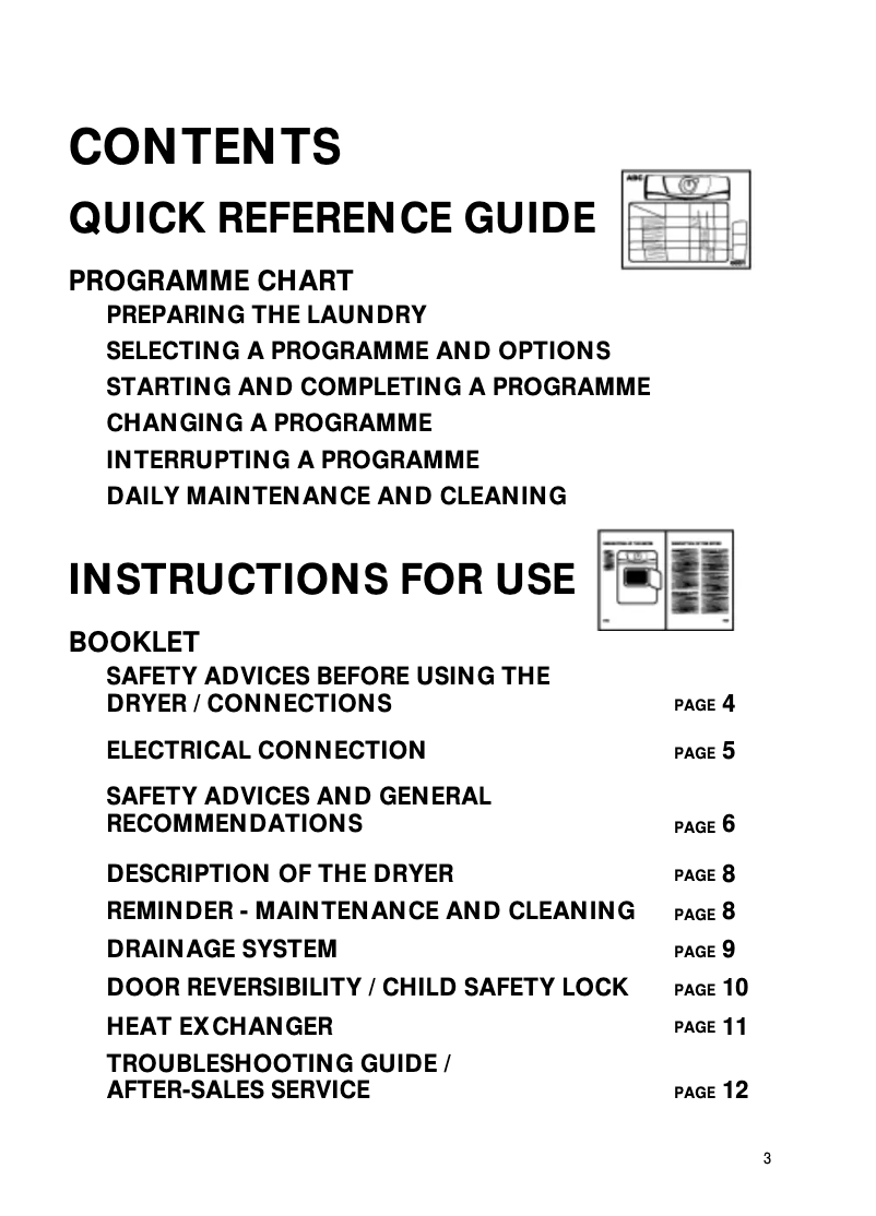 Page 1 of the manual User Manual Whirlpool AWZ 8464