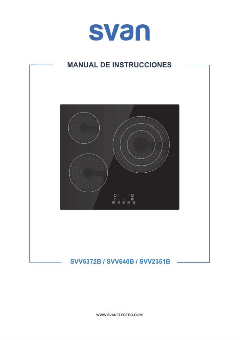 Page 1 of the manual User Manual SVAN SVV640B