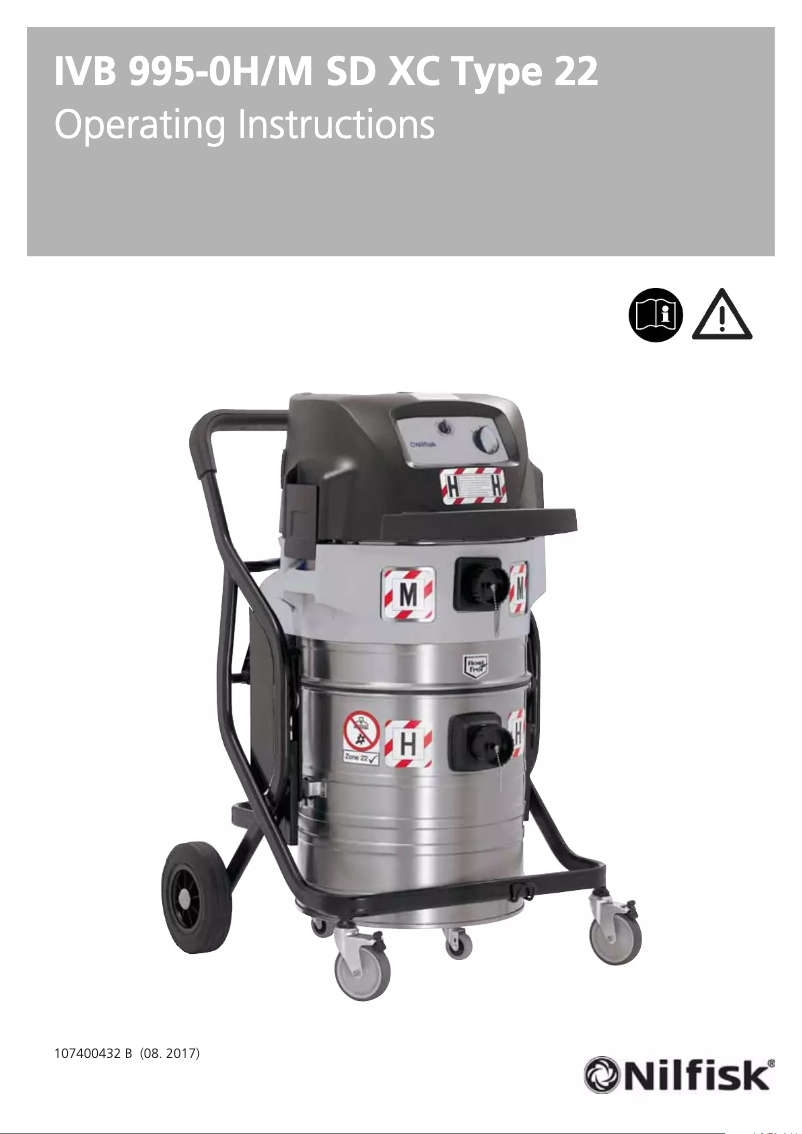 First page image of the manual for IVB 995-0H/M SD XC