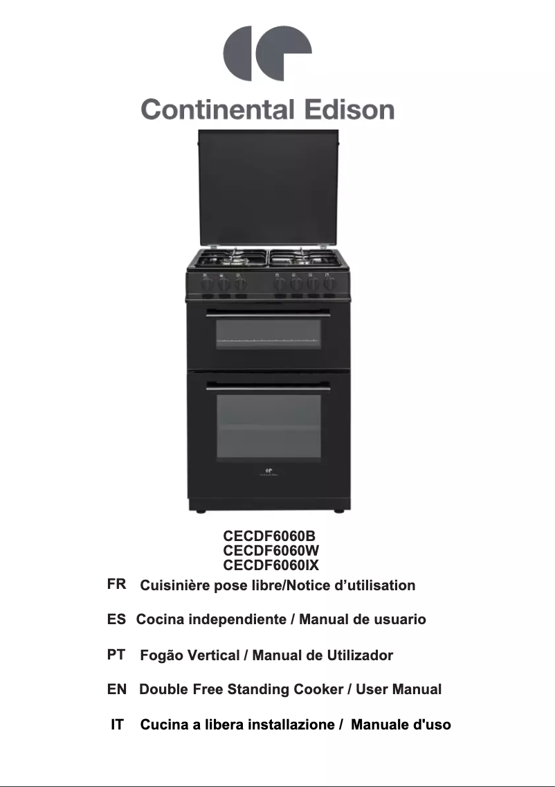 First page image of the manual for CECDF6060W