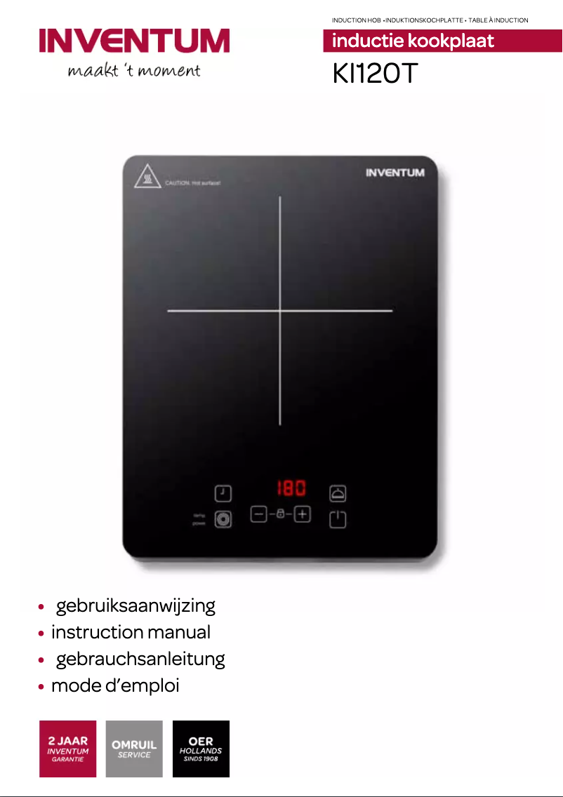 Page 1 of the manual User Manual Inventum KI120T