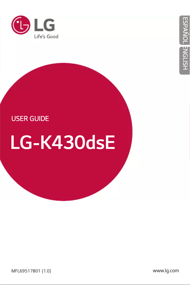Page 1 of the manual User Manual LG K430DS