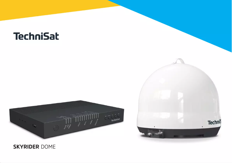 First page image of the manual for Skyrider Dome