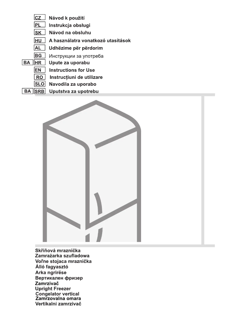 Page 1 of the manual User Manual Gorenje F4151CW
