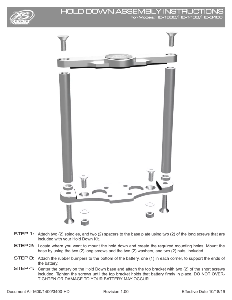 First page image of the manual for HD-3400