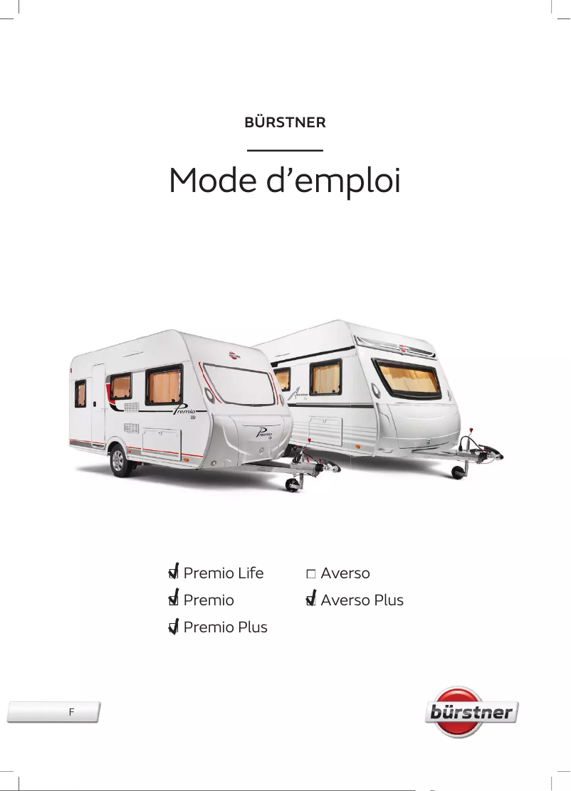 First page image of the manual for Averso Plus (2023)