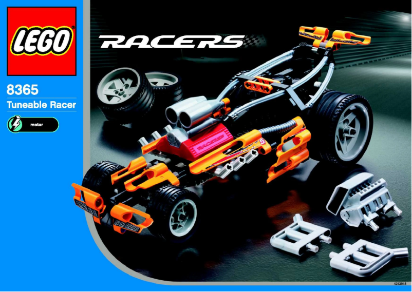 First page image of the manual for Racers 8365