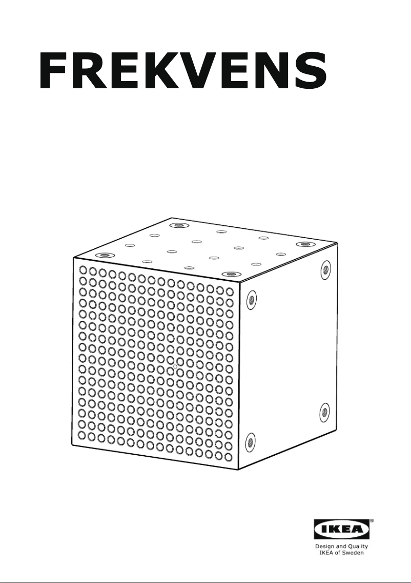 First page image of the manual for SYMFONISK 304.203.54