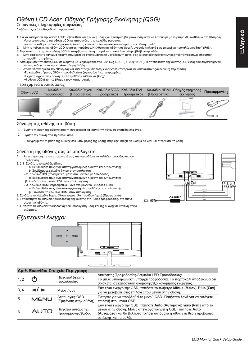 First page image of the manual for ED322QA