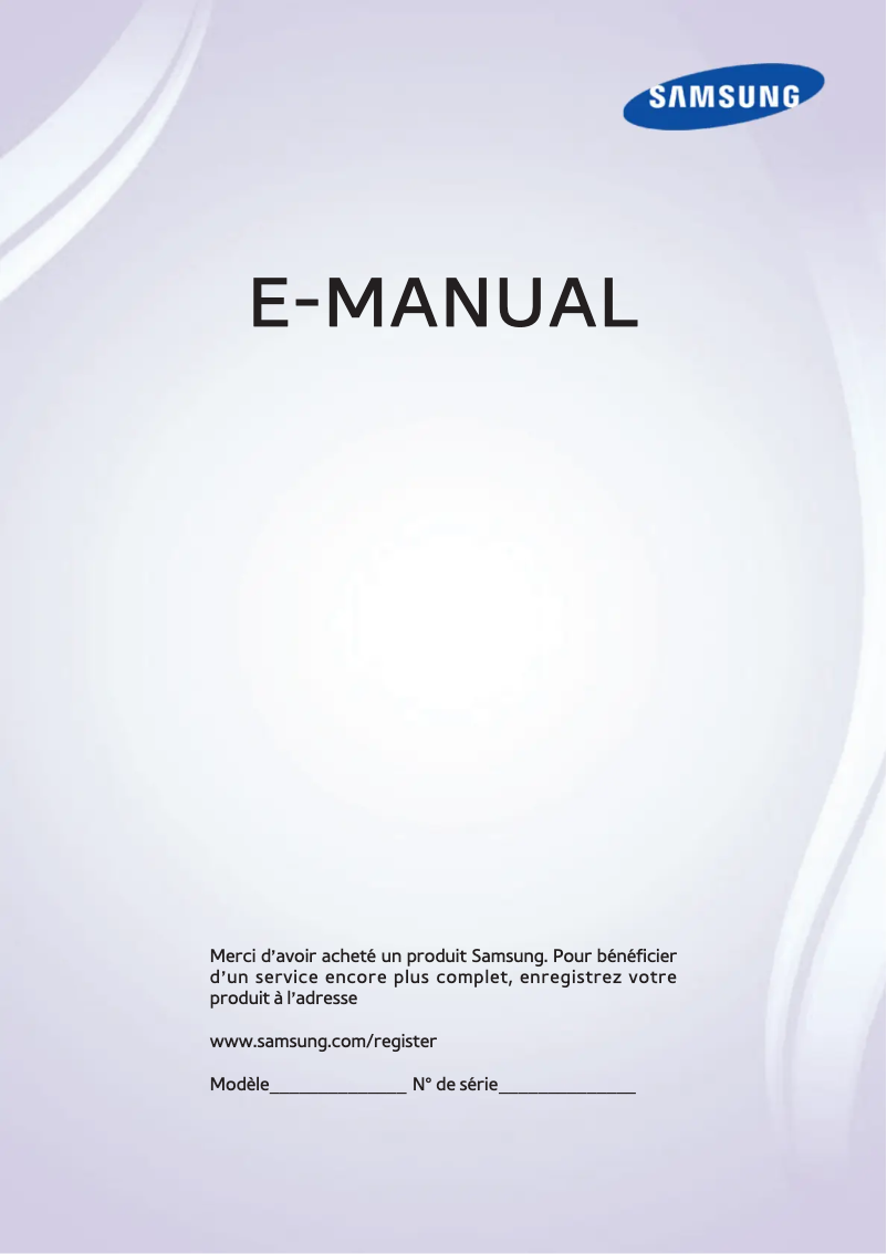 First page image of the manual for PS64F5500AR