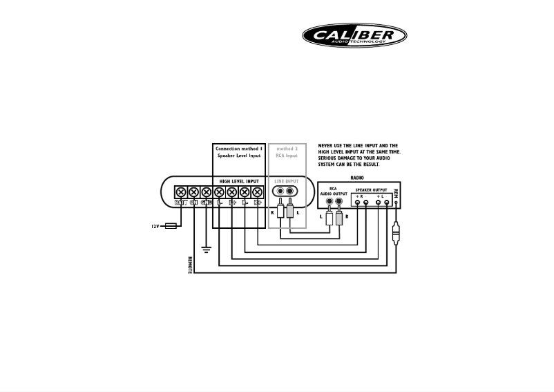 Page 1 of the manual User Manual Caliber BCT 20