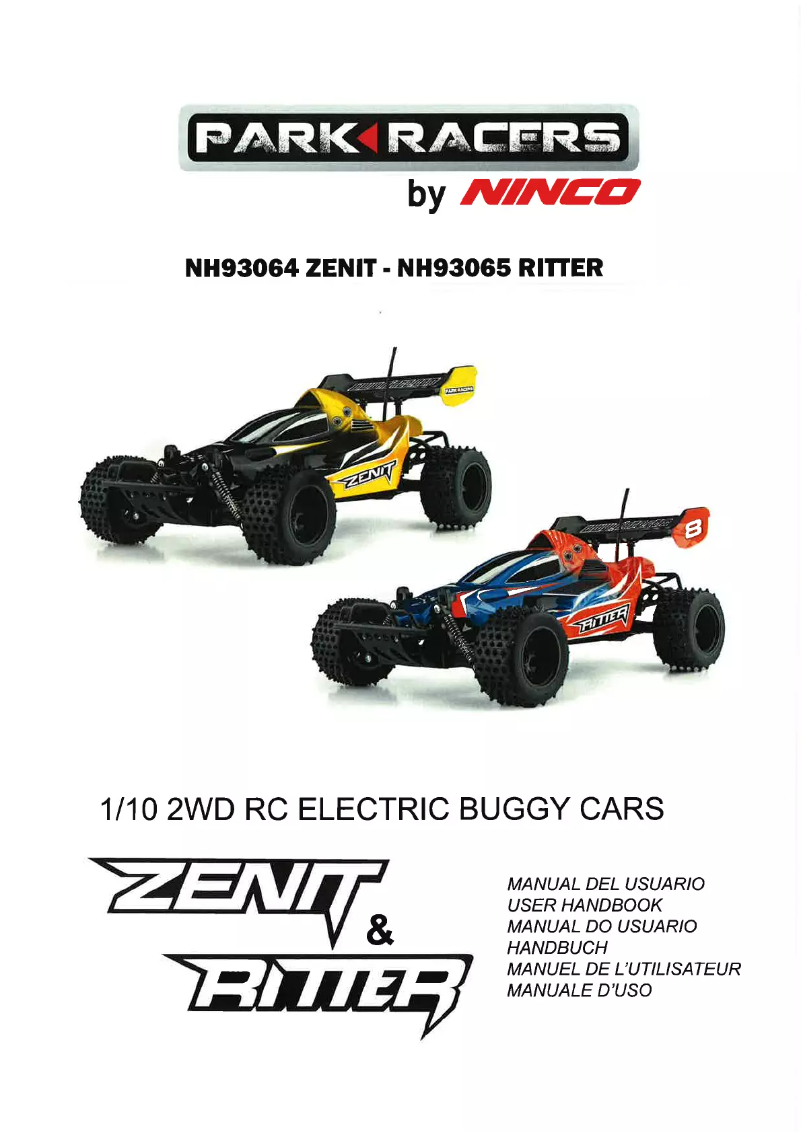 First page image of the manual for Parkracers 1/10 Ritter Buggy NH93065