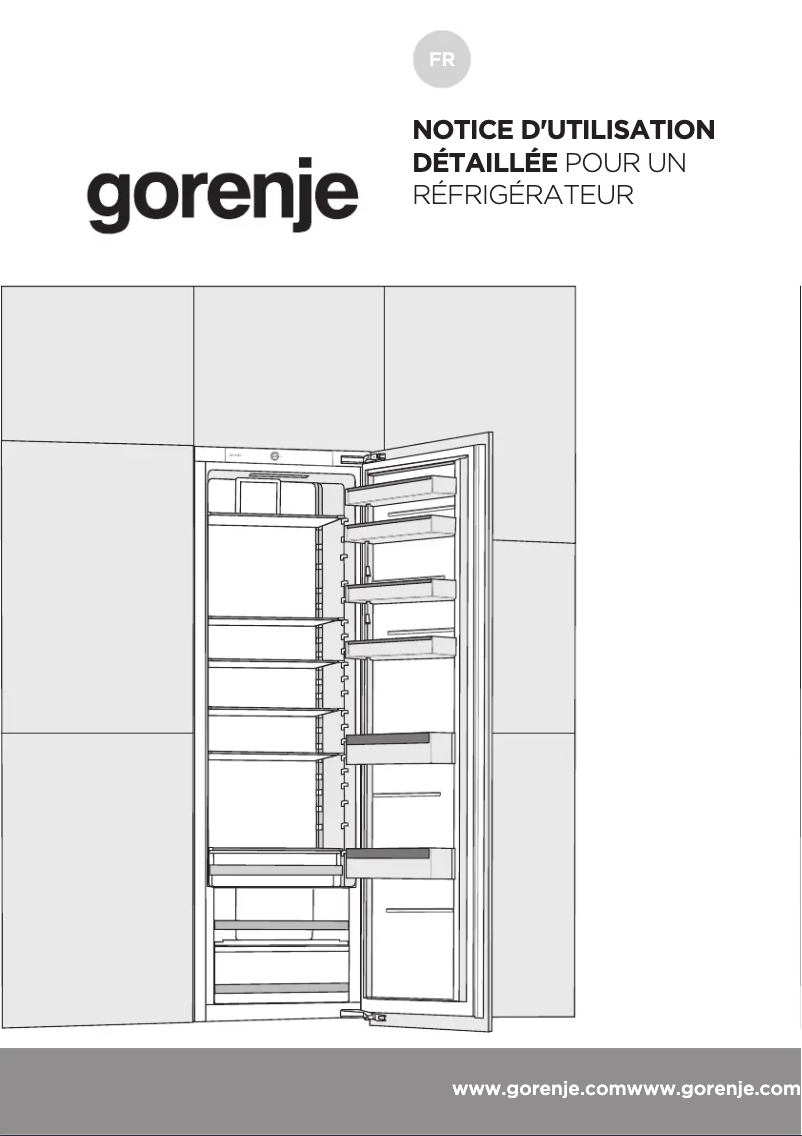 Page 1 of the manual User Manual Gorenje RI4182E1