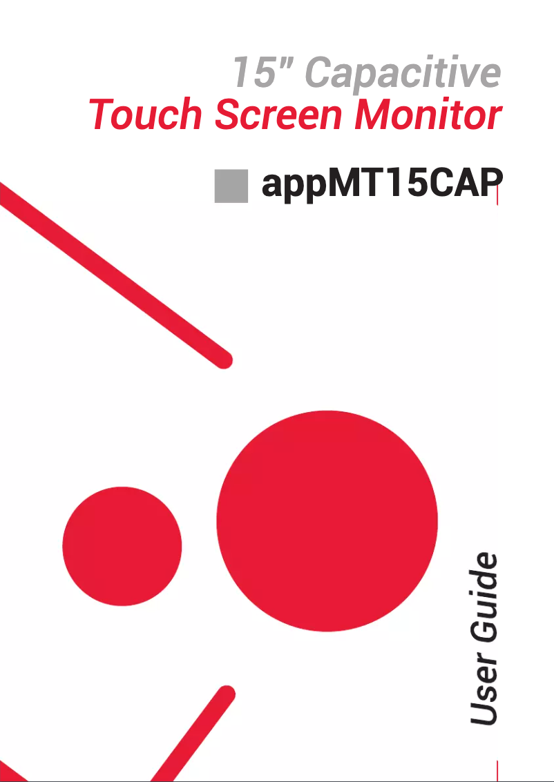 First page image of the manual for APPMT15CAP