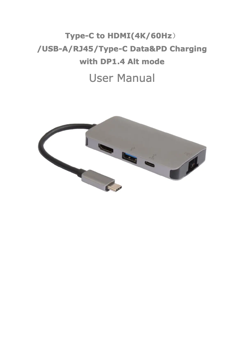 First page image of the manual for USB3.1CCOM16