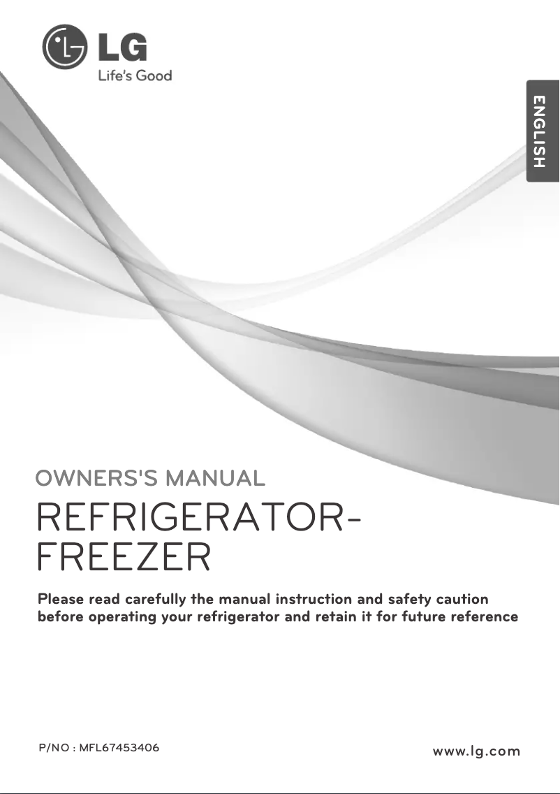 Page 1 of the manual User Manual LG GR-B492GLCA