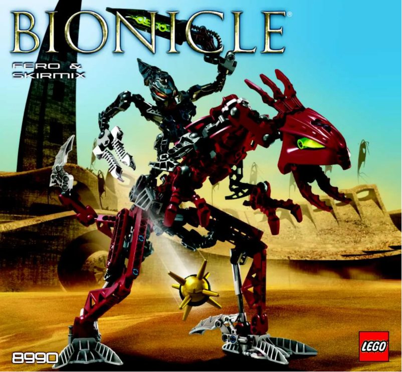 Page 1 of the manual User Manual Lego Fero and Skirmix