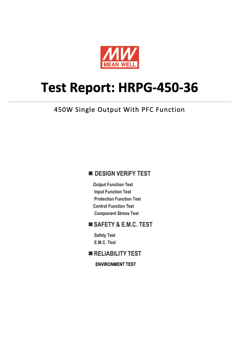 Image de la première page du manuel de l'appareil HRPG-450-36