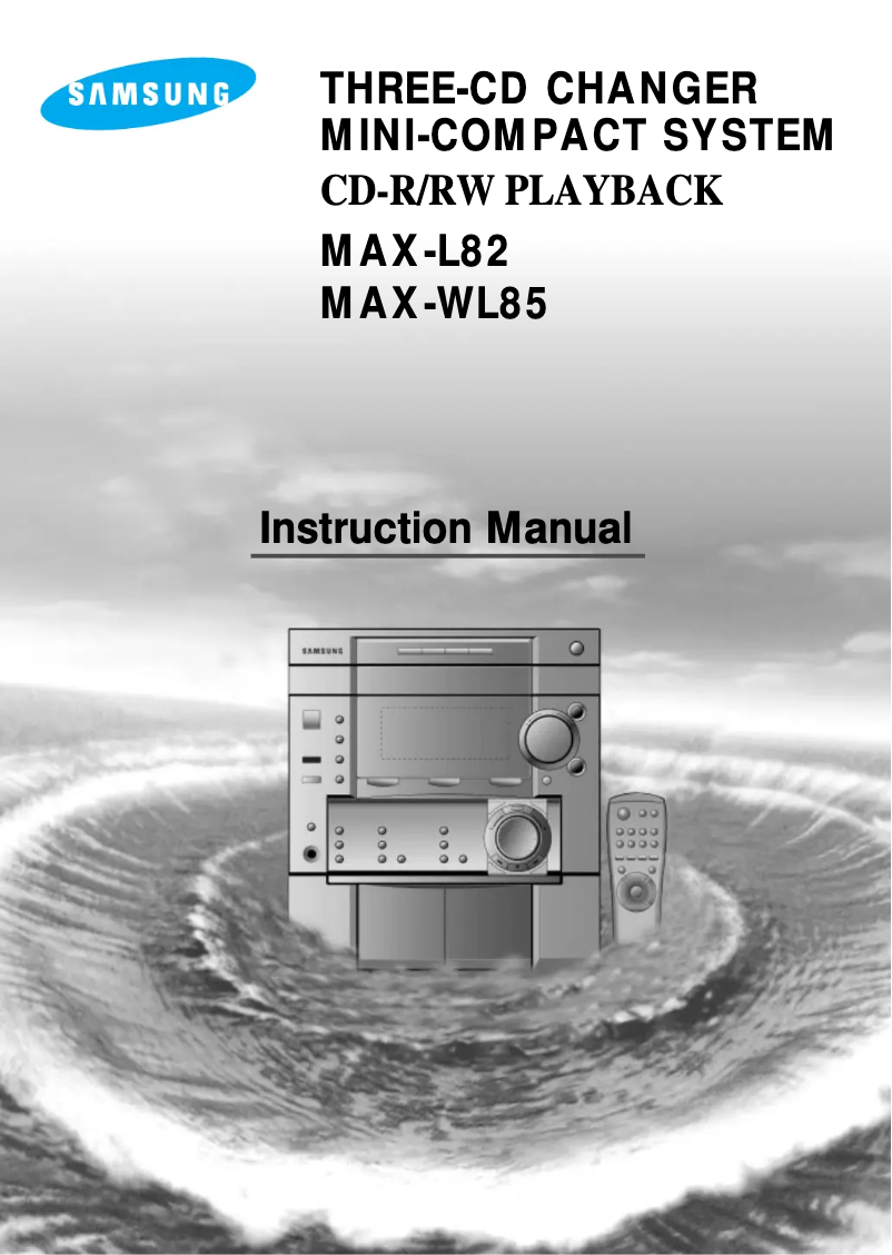 Page 1 of the manual User Manual Samsung MAX-WL85