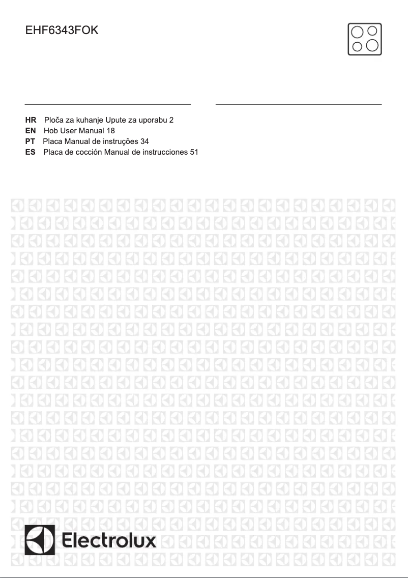 Page 1 of the manual User Manual Electrolux EHF6343FOK