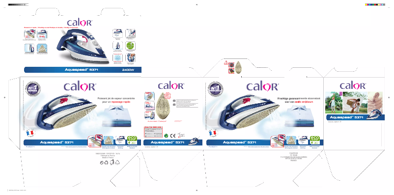 First page image of the manual for FV5371