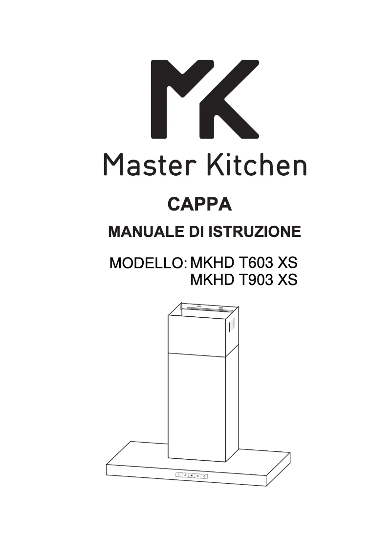 Page 1 of the manual User Manual Master Kitchen MKHD T903 XS