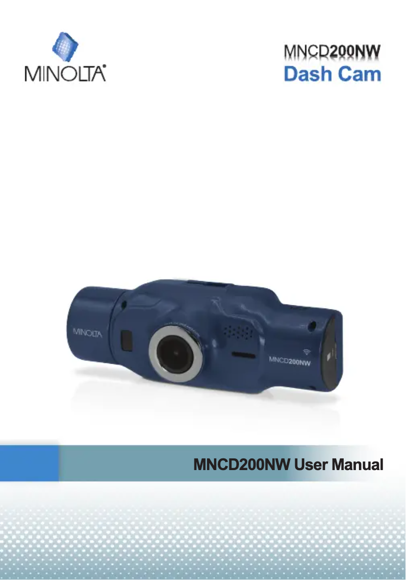 First page image of the manual for MNCD200NW