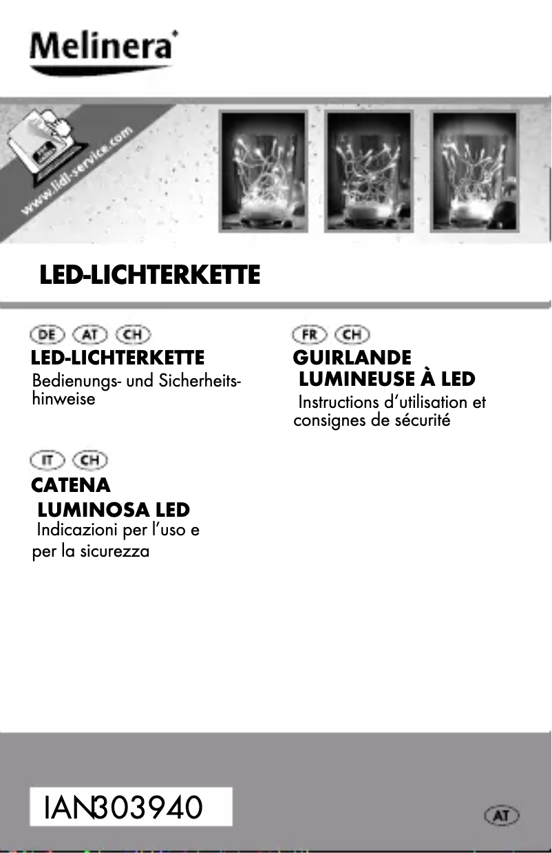 First page image of the manual for IAN 303940