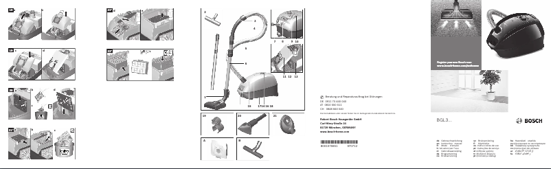 Page 1 of the manual User Manual Bosch Pure Air GL-30