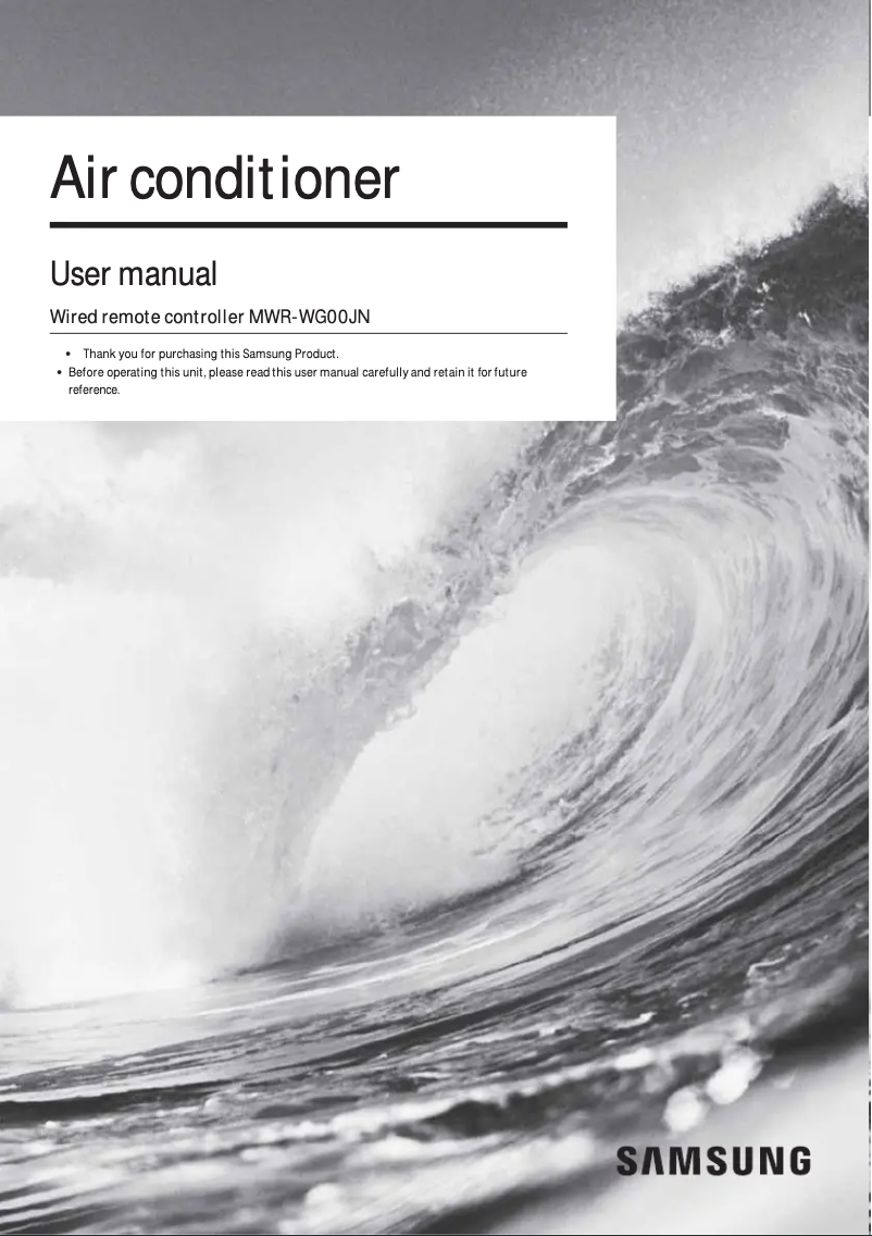 Page 1 of the manual User Manual Samsung MIM-B19N