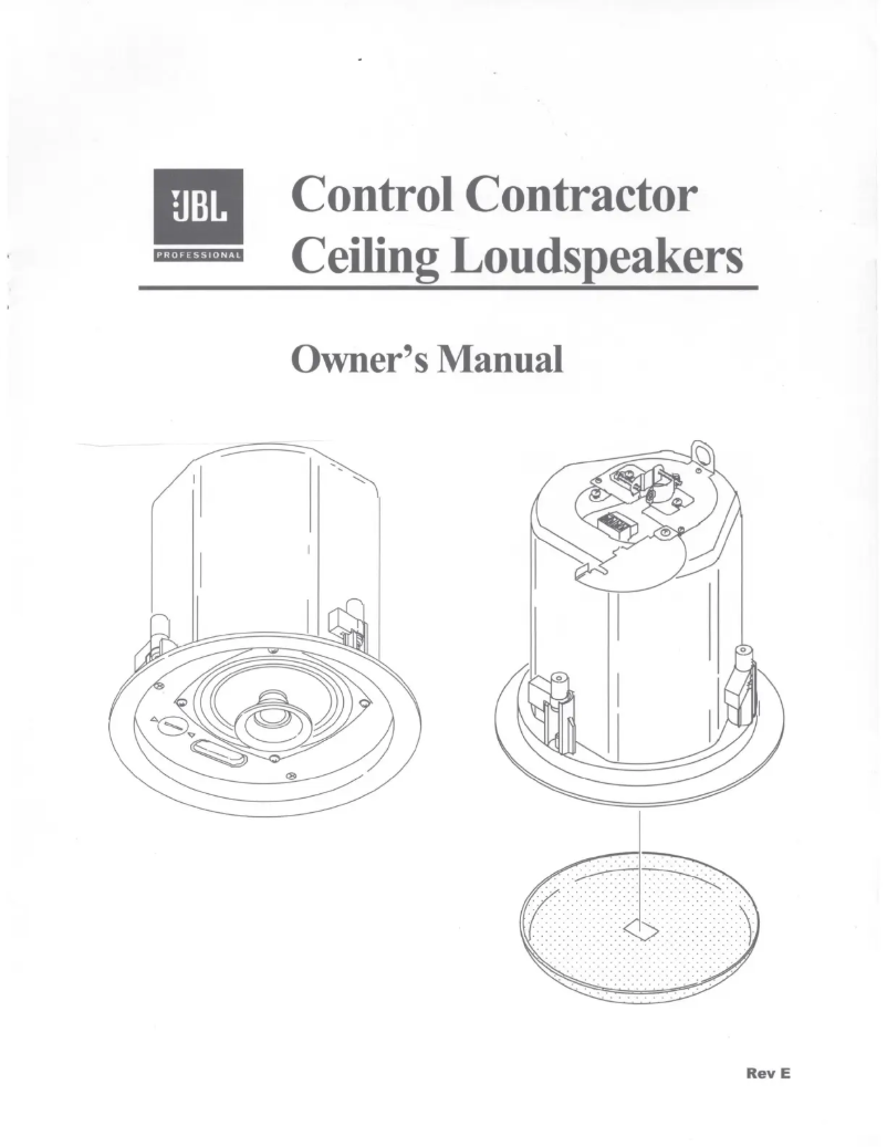 First page image of the manual for Control 19CST