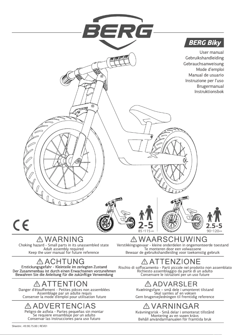 Page 1 of the manual User Manual Berg Biky
